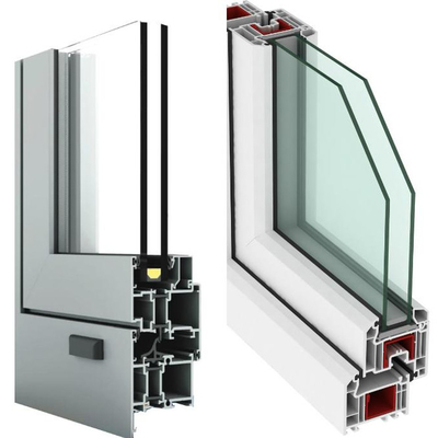 Building Construction Doors Shengxin 6063 T5 Anodized Powder Coated Aluminum Profiles