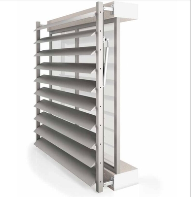 Grade 6063 Customized Aluminum Louver Profile or Window Extrusion Profile in Is Alloy