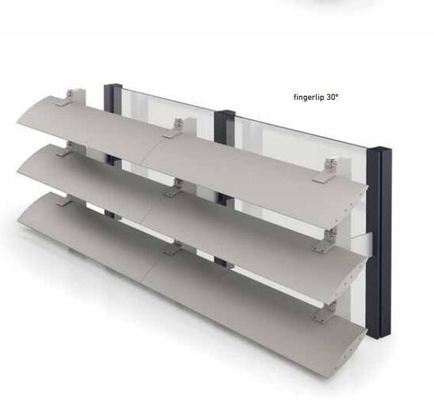 Grade 6063 Customized Aluminum Louver Profile or Window Extrusion Profile in Is Alloy