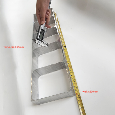 Sturdy Aluminium Extrusion Profiles for Truck and Bus Body Length 5.8-6.0M Tolerance ±1%