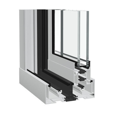 Aluminum Window Profiles 6063 T5 Extrusion with Customized Size from Anhui Shengxin