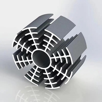 T5 T6 Temper Heatsink Aluminum Extrusion for CNC Milling Industrial Aluminum Profile