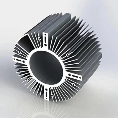 T5 T6 Temper Heatsink Aluminum Extrusion for CNC Milling Industrial Aluminum Profile