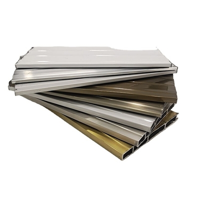 Aluminum Profiles for Bolivia Series 20 Windows and Series 25 Doors in Champagne Color