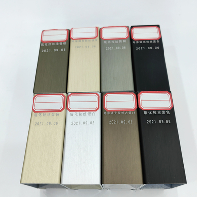 Aluminum Profiles for Bolivia Series 20 Windows and Series 25 Doors in Champagne Color