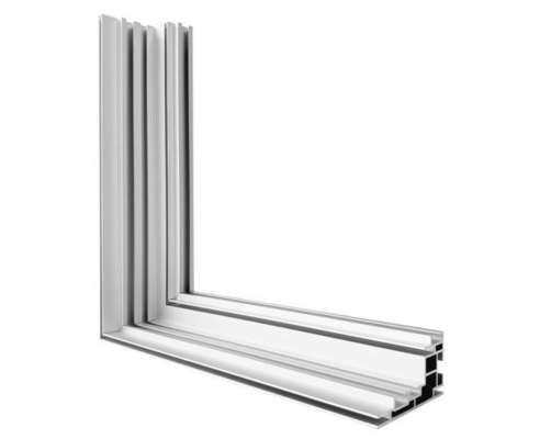 Silver Floor-Standing Poster Display Frame Snap Edge Aluminum Profiles Frames for Shop