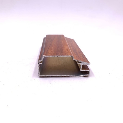 Top Ten Selling Wooden Grain Aluminium Profile in 6063 Aluminum Alloy Is Alloy 500 Kg