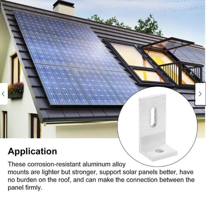 6005 L-Feet Solar Mounting Bracket with Tolerance of ±1% Shengxin Aluminum Alloy