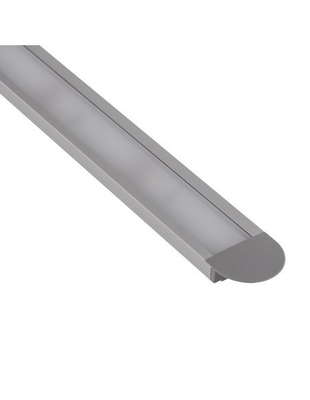 Aluminium Extrusion LED Profile for Decorative Lighting Silver Tolerance ±1% Shengxin