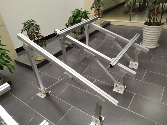 5.8-6.0M Length Anodizing Aluminium Extrusion Profile for Solar Panel Mounting System