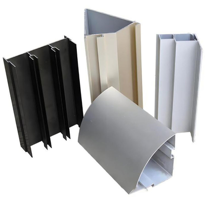 6000 Structural Aluminum Extrusion Frame Profile Powder Coating with Customized Color