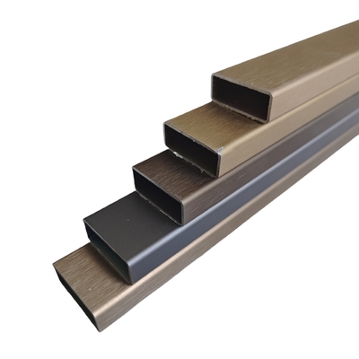 Powder Coating Aluminum Extrusion Profile for Customized Color T5 Door in 6000 Series