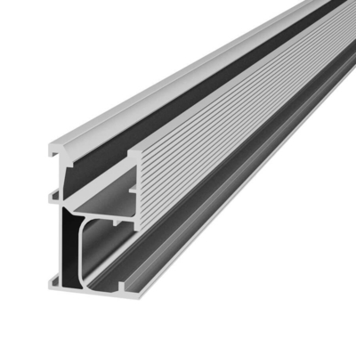 Industrial Extrusion Sections Aluminium Solar Panel Frames for Bending and Anodizing