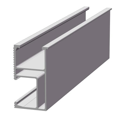 Industrial Extrusion Sections Aluminium Solar Panel Frames for Bending and Anodizing