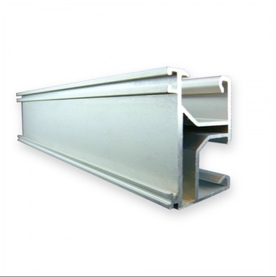 Industrial Extrusion Sections Aluminium Solar Panel Frames for Bending and Anodizing