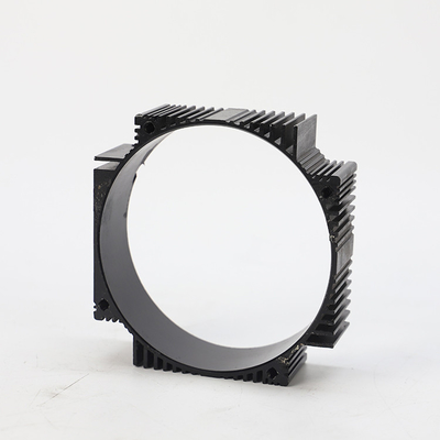 Aluminium Radiator Heat Sink Extrusion Profiles with Square Bending Manufacturing