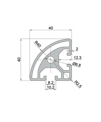 Customized Silver Anodized Aluminium Profiles with Energy Saving and Bending Service