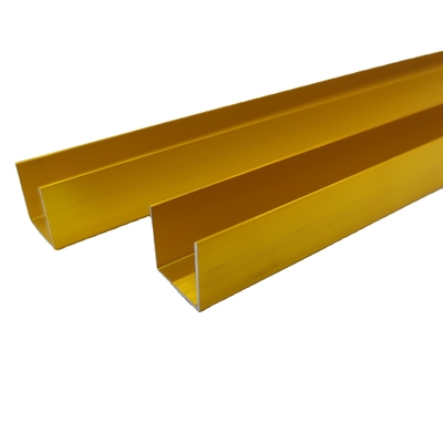 Aluminum Channel Profile SHENGXIN Double U Shaped Aluminum Profile with ±1% Tolerance