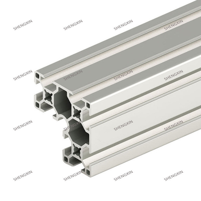 6063-T5 Profile Silver Anodized Aluminium Extrusion T Slot with Decoiling Processing