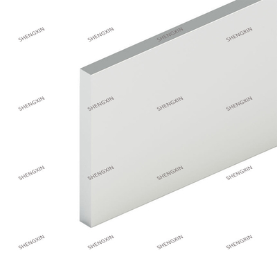 ±1% Tolerance Silver Anodized Flat Aluminium Profiles for Residential Applications