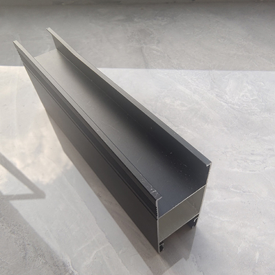 Grade 6000 Series Customized Color Aluminium Extrusion Profile for Slide Door Frame