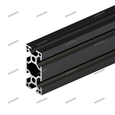 Customized Size Black Anodized T Slot Aluminium Profiles with and 6063-T5 Profile