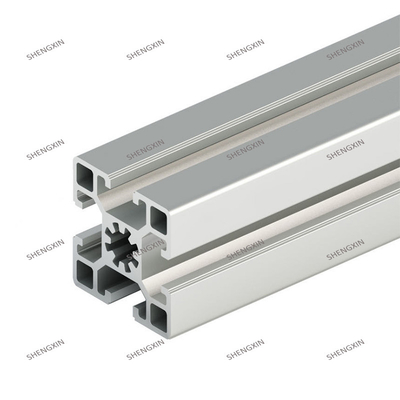 T Slot Aluminium Profiles 4040 4020 4080 Silver Anodizing for Precision Applications