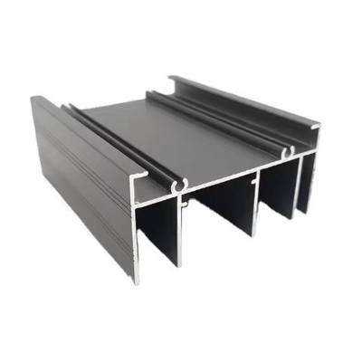 Custom Length Extrusion Aluminum Profiles with Machining in Blanco and Negro Color