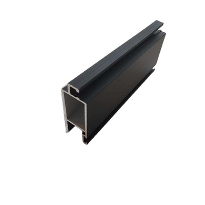 Custom Length Extrusion Aluminum Profiles with Machining in Blanco and Negro Color