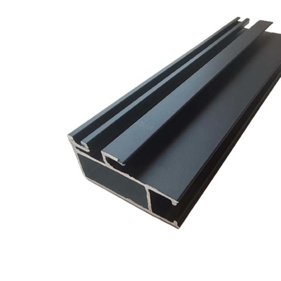 Custom Length Extrusion Aluminum Profiles with Machining in Blanco and Negro Color