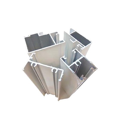 Custom Length Extrusion Aluminum Profiles with Machining in Blanco and Negro Color