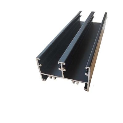 Custom Length Extrusion Aluminum Profiles with Machining in Blanco and Negro Color