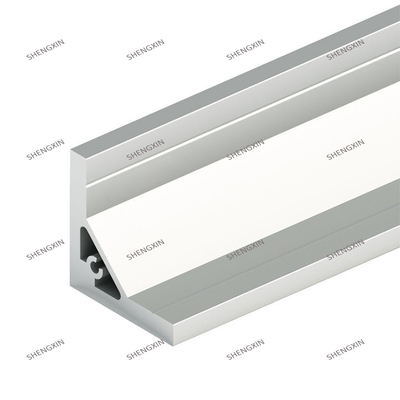 Customized 6063 Silver Anodized Grade 6000 Series Aluminium Extrusion Profiles V Slot