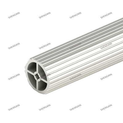 Residential Aluminum Alloy T Slot Extrusion Profiles in Silver Anodized for Projects