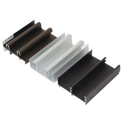OEM Aluminum Extrusions Profiles in Customized Colors for Anodizing Doors and Windows
