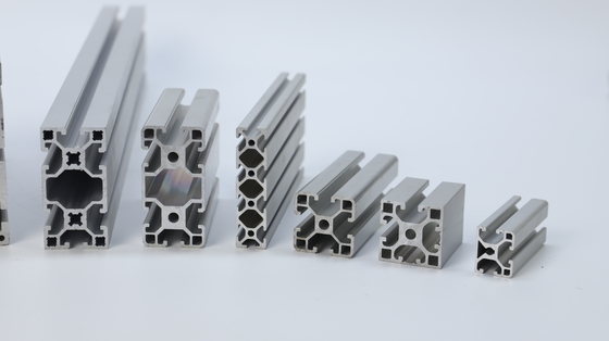 High Tolerance Silver Anodized Aluminium Extrusion Profiles for Transportation Tools
