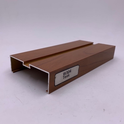 Deep Process Punching Drilling Precision Cutting CNC Wood Grain Aluminum Casement Window
