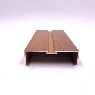 Deep Process Punching Drilling Precision Cutting CNC Wood Grain Aluminum Casement Window