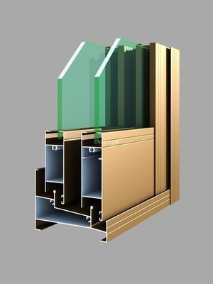 Extrusion Aluminium Cabinet Aluminum Profile For Window And Door Thickness 0.8mm-2.0mm