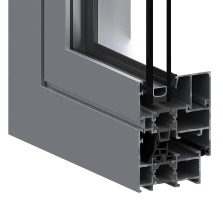Extrusion Aluminium Cabinet Aluminum Profile For Window And Door Thickness 0.8mm-2.0mm