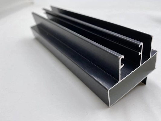 Black Anodized Matte Aluminum Profile for Peruvian Market Welding Service Provided