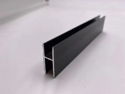 Black Anodized Matte Aluminum Profile for Peruvian Market Welding Service Provided