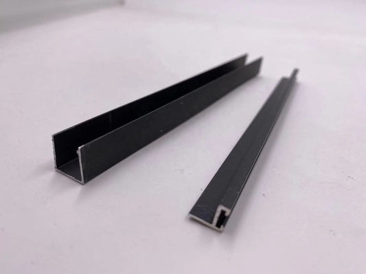 Black Anodized Matte Aluminum Profile for Peruvian Market Welding Service Provided