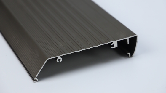 Customized Size Black Anodized Aluminium Extrusion Profiles for Energy Speaker Housing