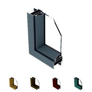 Sliding Windows Frame Aluminum Extruded Profile in Mill Finish for Customer's Request