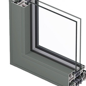 Sliding Windows Frame Aluminum Extruded Profile in Mill Finish for Customer's Request