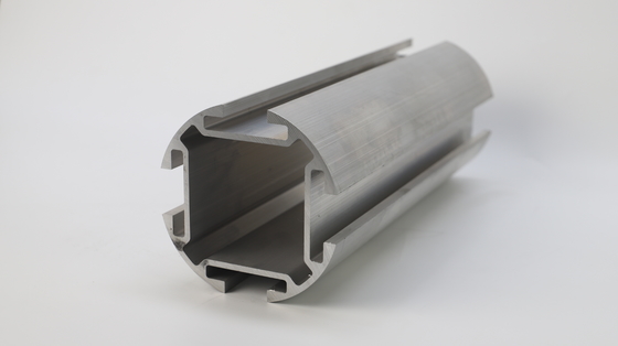 Tolerance ±1% 6063-T5 Profile Customized Silver Anodized Aluminium Extrusion Profiles Smart Light Poles