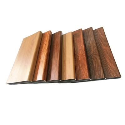 Customized Wood Grain Aluminum Square Tube Aluminium Extrusion Profiles for Materials