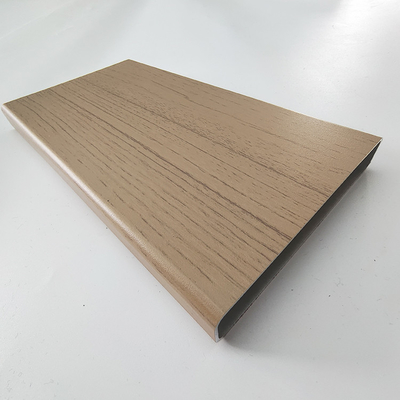 Customized Wood Grain Aluminum Square Tube Aluminium Extrusion Profiles for Materials
