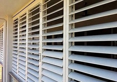 Adjustable Louvre Shutter System Shengxin Aluminium Alloy Frame with Rotatable Blades